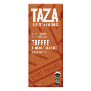 Organic Toffee Almond & Sea Salt 60% Amaze Bar