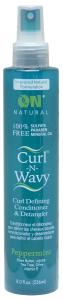 8006 - ON Natural - Curl N Wavy - Conditioner & Detangler [Peppermint]