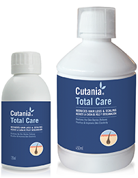 Cutania total care 120 and 450 ml