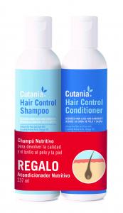 Cutania hair control pack shampoo + spray