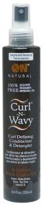 8004 - ON Natural - Curl N Wavy - Conditioner & Detangler [Black Castor Oil]