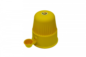 BEBEDOURO VIDA MANSA POLIPROPILENO 2 LITROS AMARELO