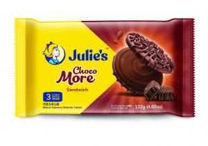 JULIE'S CHOCO MORE SANDWICH BISCUIT