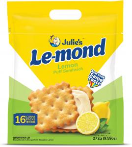 JULIE'S LE-MOND LEMON SANDWICH BISCUIT