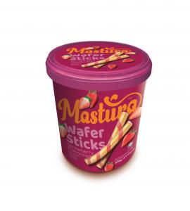 JULIE'S MASTURA WAFER ROLL STRAWBERRY