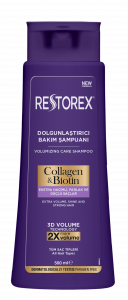 RESTOREX VOLUMIZING CARE SHAMPOO (Collagen&Biotin)
