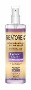 RESTOREX VOLUMIZING LIQUID HAIR CONDITIONER (Collagen&Biotin)