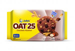 JULIE'S OAT 25 CHOCOLATE HAZELNUT COOKIES