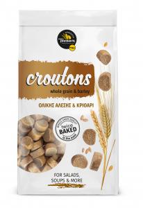 Twice baked croutons with whole grain &  barley flour 150g