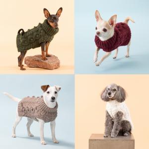 PAIKKA Handmade Knit Sweater Burgundy, White, Taupe, Green