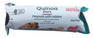 Private Label: Quinoa Bars with Peanuts and Raisins