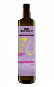 ORGANIC REFINED HEMP SEED OIL FOR COOKING