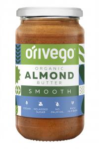Organic Smooth Almond Butter 340 g