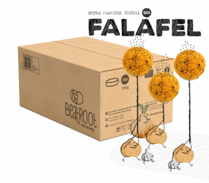 Falafel 80x25g - chickpea and spices veggie balls