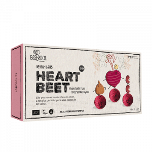Veggie Balls Heartbeet  12x25g - red beans and beet plant based balls