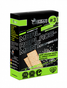 Meal replacement crispbread with sesame seeds & added vitamins, minerals - NaturPro Fit line #3