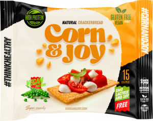 VEGAN PROTEIN EXTRUDED GLUTEN FREE CRACKERBREAD