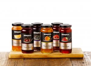 290 g no sugar added preserves (apricot, sour cherry, raspberry, strawberry, blackberry, orange)
