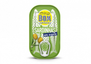 BOM PETISCO WHOLE SARDINES OLIVE OIL 120G