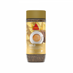 DELTA CAFES INSTANT COFFEE GOLD 100G