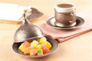 Turkish Delights with nuts or fruit flavoured