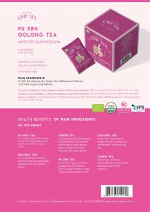 APPETITE SUPPRESSION - CBD ORGANIC PU ERH OOLONG TEA