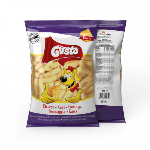 GUSTO CORN PUFFS WITH CHEESE FLAVOUR 80G
