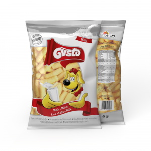 GUSTO CORN PUFFS WITH MILK 80G