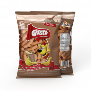 GUSTO CORN PUFFS WITH COCOA & MILK 80G