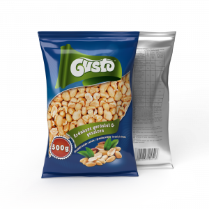 GUSTO ROASTED AND SALTED PEANUTS 500G