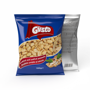 GUSTO ROASTED AND SALTED PEANUTS 1KG