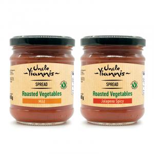 FIRE ROASTED VEGETABLES SPREAD 212ml  Mild or Jalapeno Spicy