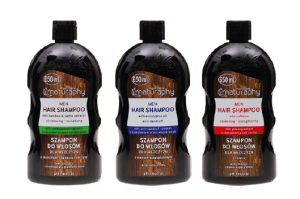 MEN'S LINE: hair shampoos 650ml & Face, hair and body washes 1000ml