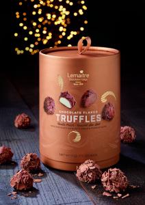 Hatbox with delicious Belgian chocolate truffles