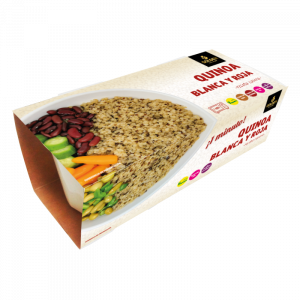 Cooked quinoa cups microwave