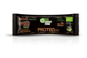 BAR PROTEIN ALMOND AND SPIRULINE ORGANIC