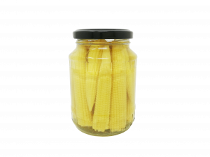 Baby corn in jar