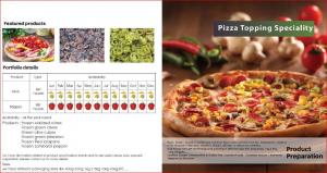 Frozen IQF Pizza Topping Speciality