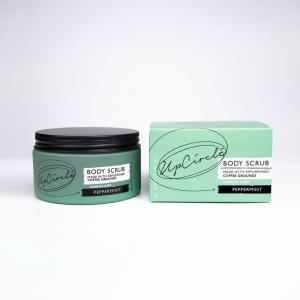 Peppermint Body Scrub with Coffee + Shea Butter