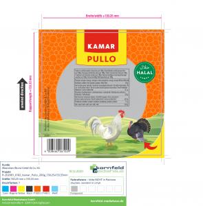 Sliced chicken product of mechanically separatedmeat (chicken,turkey) with chicken meat Cal.107