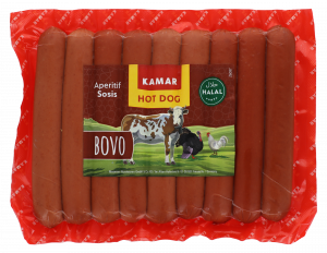 Hot Dog - CChicken product of mechanically seperated meat (chicken,turkey) with chicken meat and beef Cal.20  -  9X44,44g