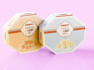 Diabetic Turkish Delights (with Pistachio, with Mastic, Rose and Lemon Flavoured, Rose Flavoured)