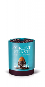 Forest Feast Salted Dark Chocolate Almonds Gift Tube