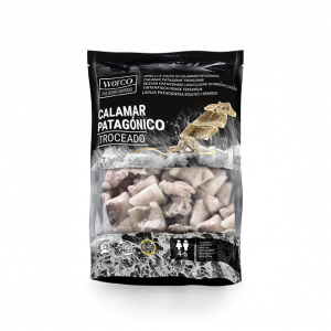 Loligo Squid rings & tentacles - cleaned -