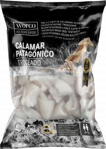 Loligo Squid rings & tentacles - Skinless & Cleaned -