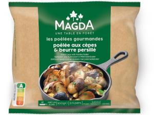 Cep mushroom with butter and garlic sauce