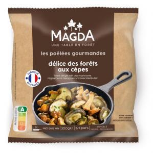 Mushrooms mix with butter ans parsley sauce