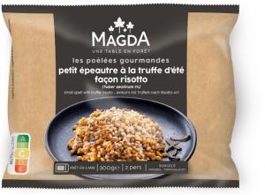 creamy small spelt risotto with truffles