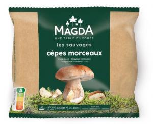 Cep mushrooms in pieces