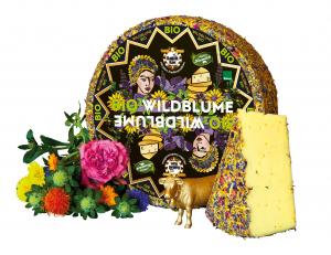 Baldauf Organic Wildflower - our Bestseller! Semi-hard cheese, natural, edible rind with a mixture of herbs and flowers